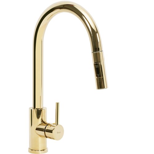REA Fresh Keukenmengkraan - Hoog Model - Glans Goud REA Fresh Keukenmengkraan - Hoog Model - Glans Goud