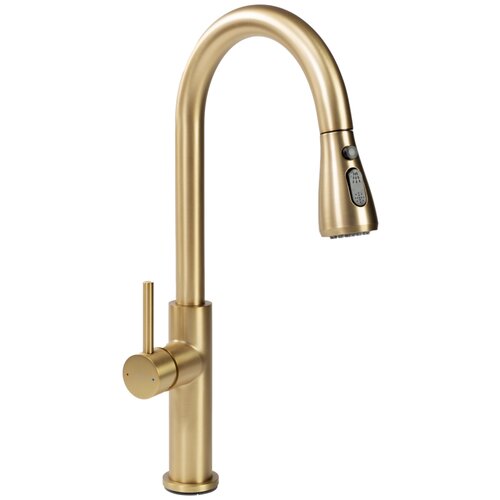 REA Nest Keukenmengkraan - Hoog Model - Geborsteld Goud REA Nest Keukenmengkraan - Hoog Model - Geborsteld Goud