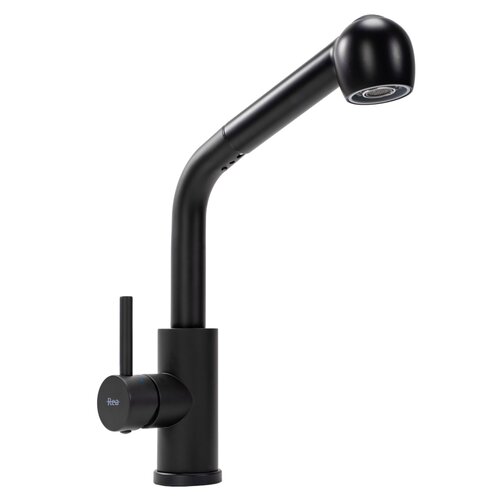 REA Troy Keukenmengkraan - Hoog Model - Mat Zwart REA Troy Keukenmengkraan - Hoog Model - Mat Zwart