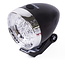 Benson Fietskoplamp - 2 LED's - Inclusief batterijen - Zwart - 15m zicht - 1000m zichtbaar