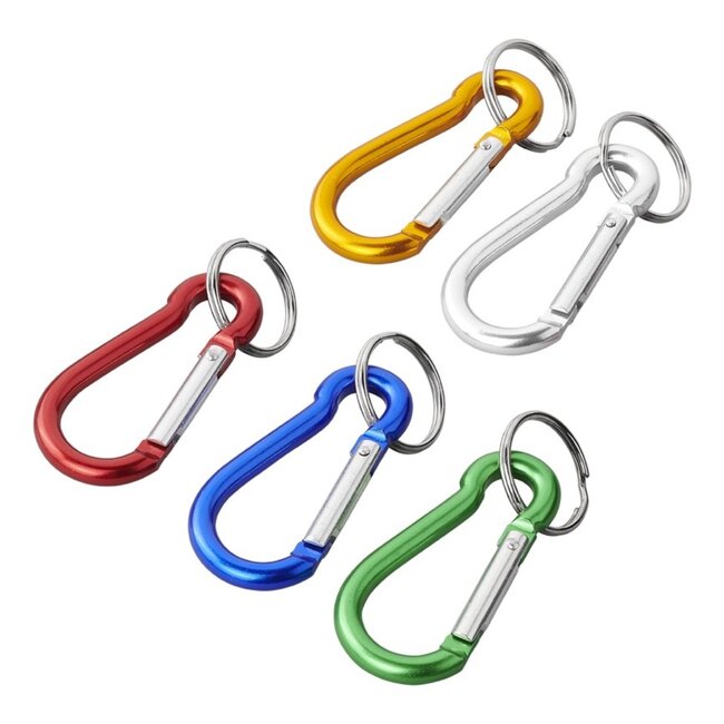 Seilflechter Aluminium karabijnhaak - 5 x 50 mm - 16 kg hefvermogen - per stuk