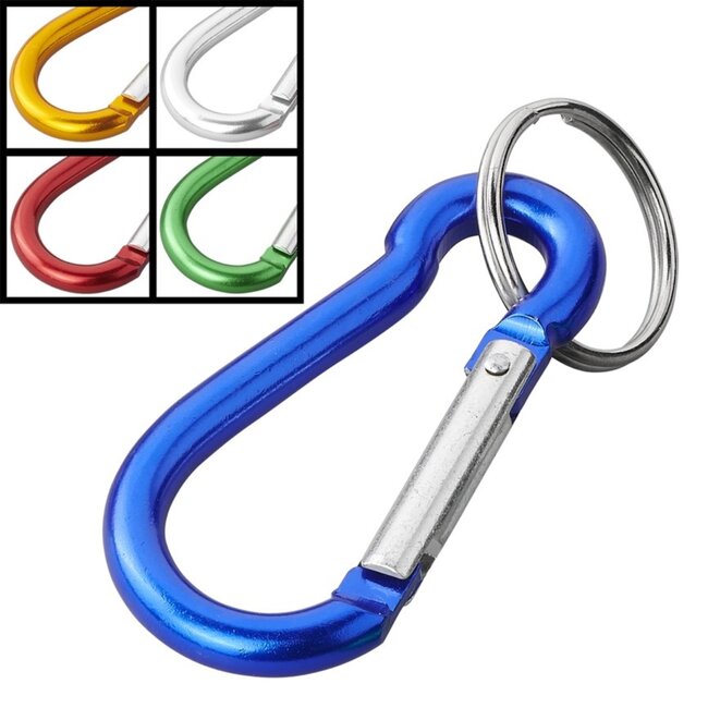 Seilflechter Aluminium karabijnhaak - 5 x 50 mm - 16 kg hefvermogen - per stuk