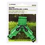 Benson Waterverdeler 2-weg - Kunststof - Grijs/Groen - 1/2" en 3/4" - Apart afsluitbaar