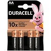 Duracell AA Batterijen - 4 Pack - 1,5 Volt - LR6 / MN 1500 - Alkaline Duracell AA Batterijen - 4 Pack - 1,5 Volt - LR6 / MN 1500 - Alkaline