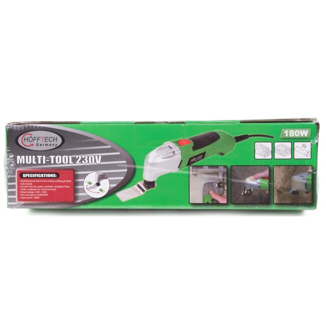 Hofftech Multitool - Oscillerend - Zagen, Schuren, Schrapen - 7-delig - 180W - 230V