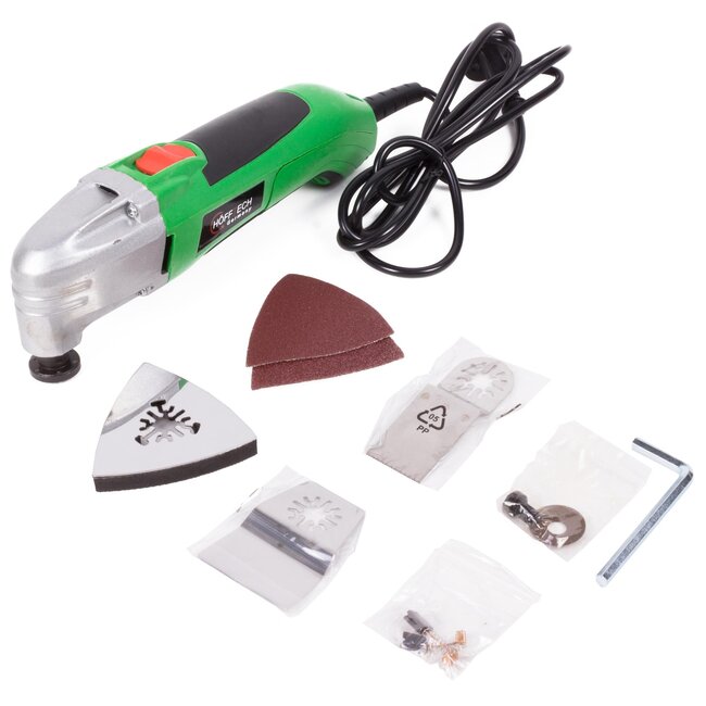 Hofftech Multitool - Oscillerend - Zagen, Schuren, Schrapen - 7-delig - 180W - 230V