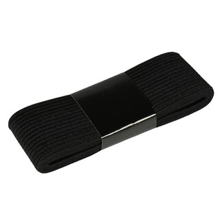 Benson Breed elastiek - 3 cm - Zwart - 90 cm lang - Flexibel en duurzaam