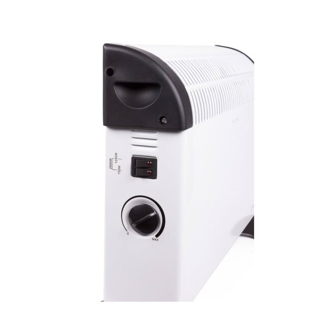 Benson Flexibele convector heater - 3 standen - Oververhittingsbeveiliging - Compact - Wit