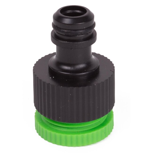 Benson Verloop adapter voor buitenkraan - geschikt voor 1/2 en 3/4 inch - duurzaam plastic