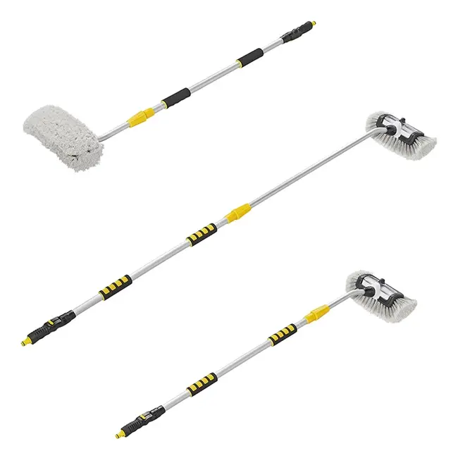 ProPlus Wasborstel 3D - Zeepreservoir - Telescopische steel 1,65m - Ultiem schoonmaakgemak