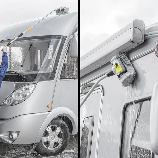 ProPlus Wasborstel 3D - Zeepreservoir - Telescopische steel 1,65m - Ultiem schoonmaakgemak