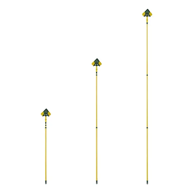 ProPlus Telescopische spinnenwebborstel - 3,6 meter - 90° kantelbaar - driehoekige vorm