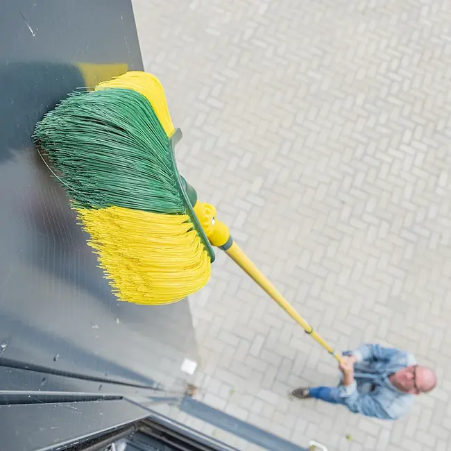 ProPlus Telescopische spinnenwebborstel - 3,6 meter - 90° kantelbaar - driehoekige vorm