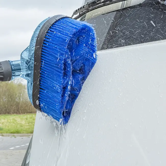 ProPlus Wasborstel - Telescopische Steel - Roterende Borstelkop - Zeepdispenser - 102-171 cm