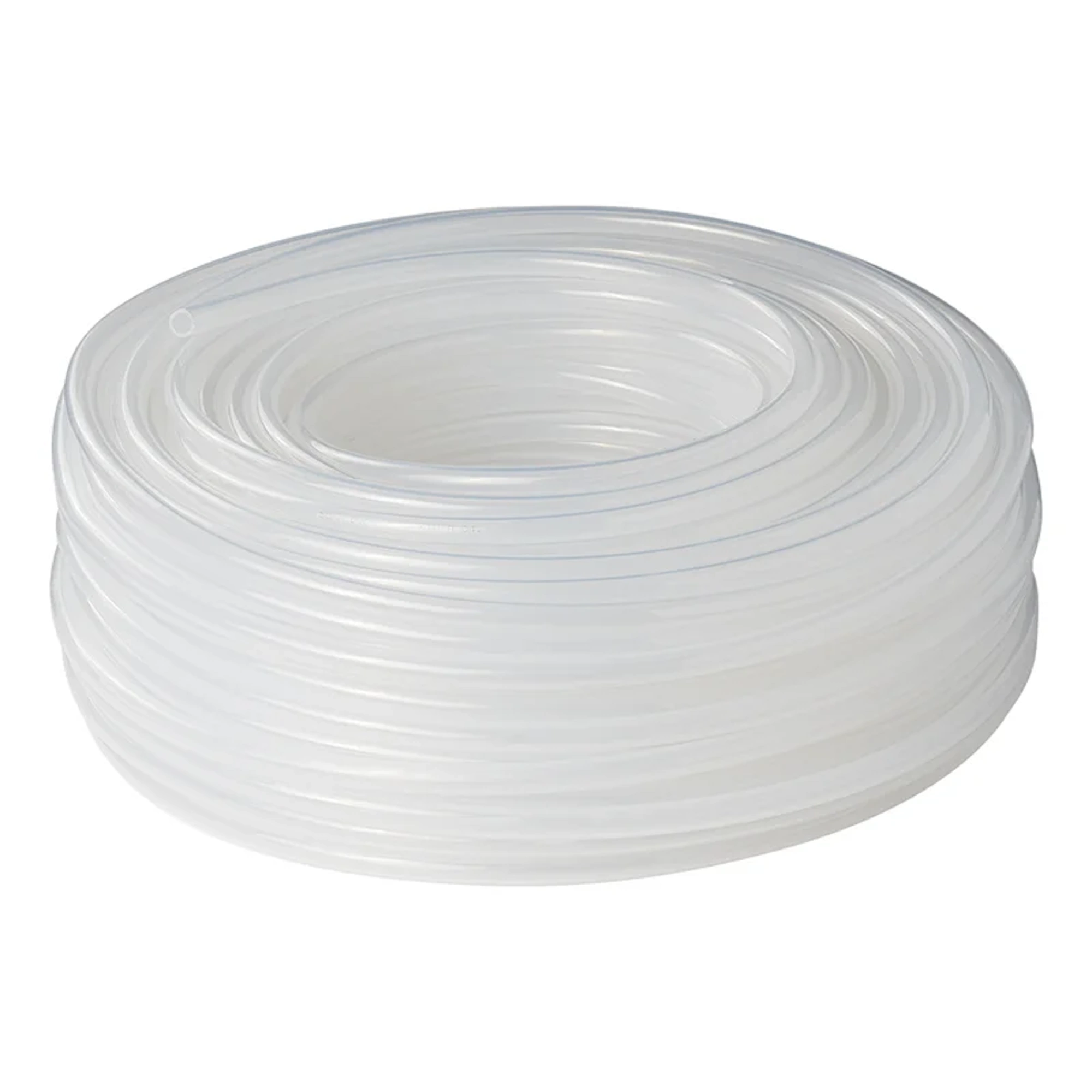 Fittingstore - PVC-slang met stoffen inleg transparant, levensmiddelenkwaliteit, rol van 10, 25 en 50 meter, verschillende maten ( binnendiameter: 10 mm, lengte: 50 meter Fittingstore - PVC-slang met stoffen inleg transparant, levensmiddelenkwaliteit, rol van 10, 25 en 50 meter, verschillende maten ( binnendiameter: 10 mm, lengte: 50 meter