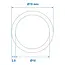 ProPlus Drinkwaterslang - 100m - 10x15mm - DVGW W270/KTW A - Temperatuurbestendig - Polyethyleen - Transparant