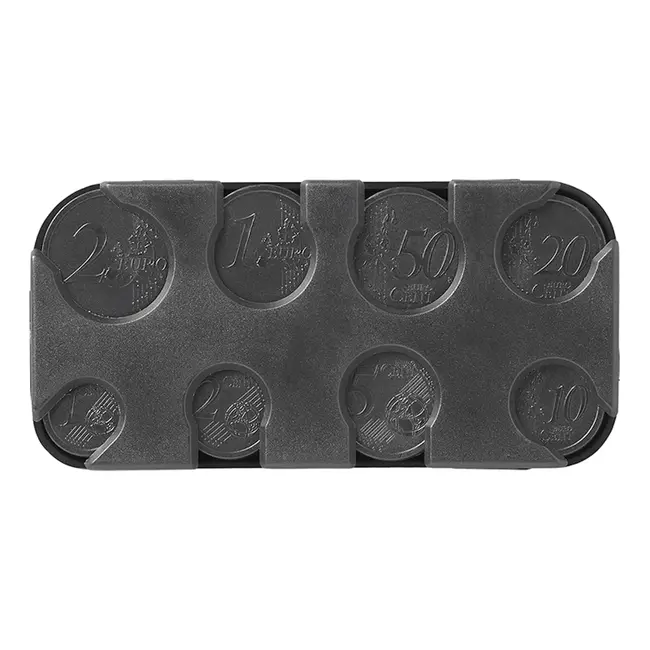 ProPlus Compacte euro munthouder - overzichtelijk muntbeheer - ideaal voor auto en thuis - 105 x 51 x 20 mm