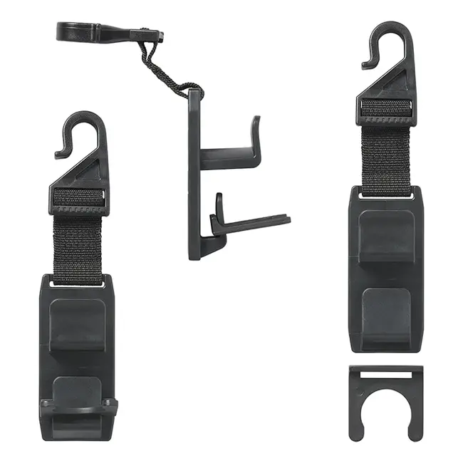 ProPlus Heavy duty hoofdsteun hanger - multifunctioneel - set van 2 - eenvoudig te monteren