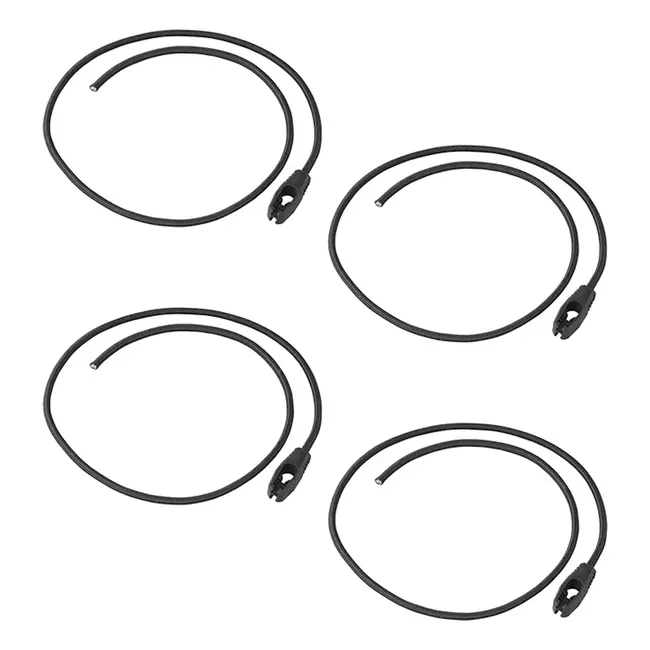 ProPlus Elastisch bevestigingskoord - verstelbaar - set van 4 - 100 cm - UV-bestendig - waterdicht - tot 70 kg