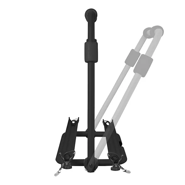 ProPlus Fietsendrager voor dissel - 2 fietsen - 40 kg draagkracht - zwart - 126x70x32 cm