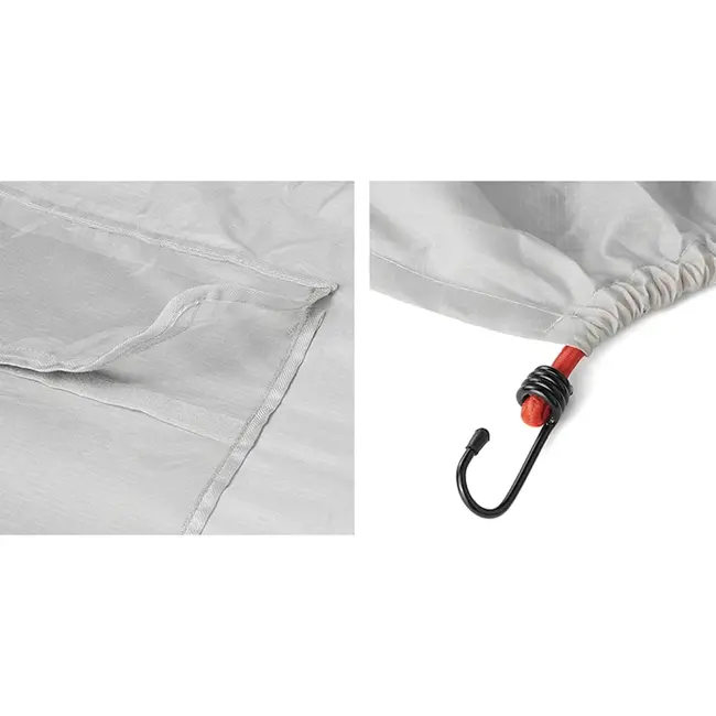 ProPlus Fietshoes XL - Heavy Duty - Ripstop Nylon - Voor 2 Elektrische Fietsen - Met Markeringsbordvak