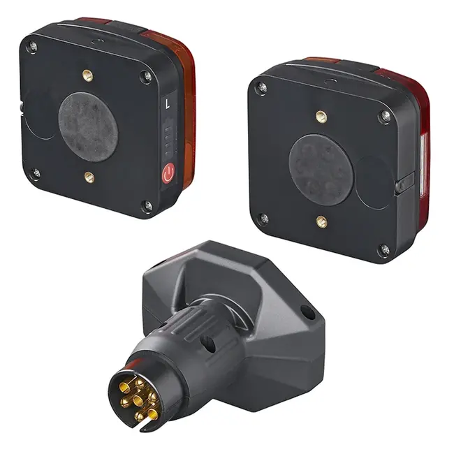 ProPlus Draadloze LED aanhangerverlichting - magneten - Bluetooth - 7-polige stekker - 12V - IP64