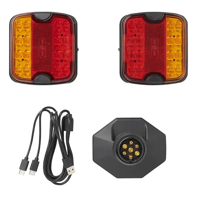 ProPlus Draadloze LED aanhangerverlichting - magneten - Bluetooth - 7-polige stekker - 12V - IP64