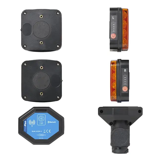 ProPlus LED aanhangerverlichting - magneten - draadloos - lange batterijduur - eenvoudig te installeren