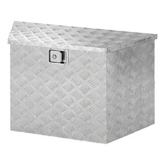ProPlus Lichte en robuuste dissel gereedschapskist - aluminium - 830/540 x 360 x H490 mm - incl. rvs slot en sleutels