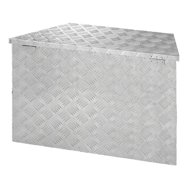 ProPlus Lichte en robuuste dissel gereedschapskist - aluminium - 830/540 x 360 x H490 mm - incl. rvs slot en sleutels