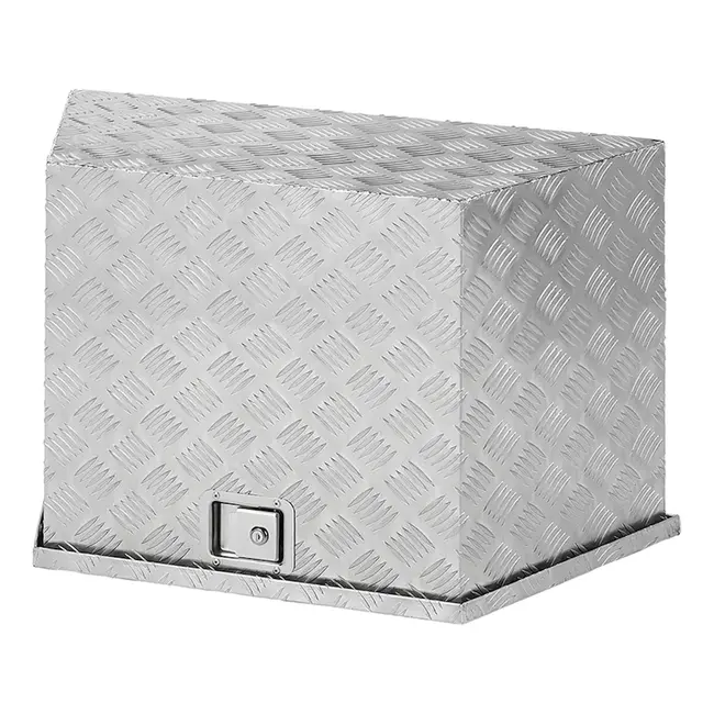 ProPlus Lichte en robuuste dissel gereedschapskist - aluminium - 830/540 x 360 x H490 mm - incl. rvs slot en sleutels