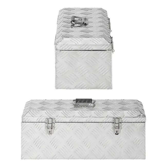 ProPlus Aluminium gereedschapskist - lichtgewicht - 570 x 245 x 220 mm - afsluitbaar rvs slot - 5 kg