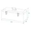 ProPlus Aluminium gereedschapskist - lichtgewicht - 570 x 245 x 220 mm - afsluitbaar rvs slot - 5 kg