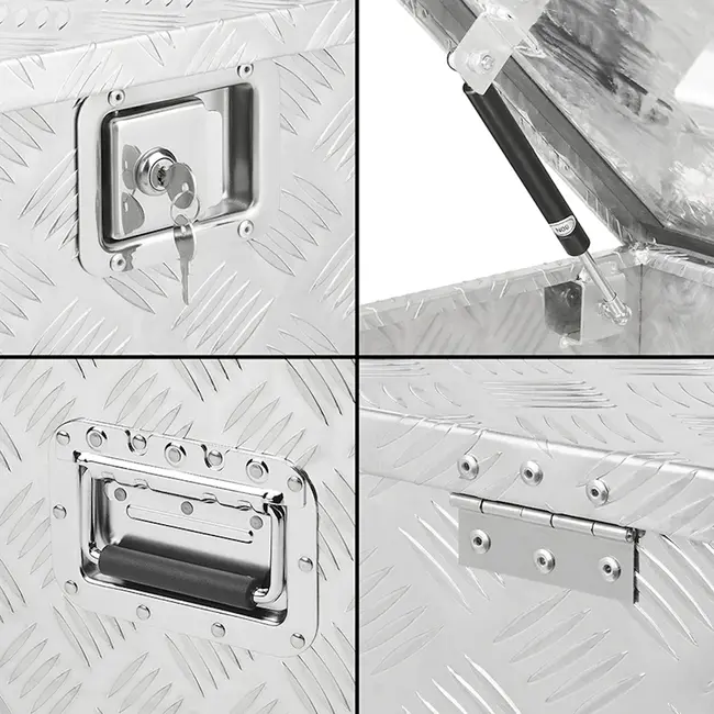 ProPlus Grote aluminium gereedschapskist - robuust, lichtgewicht en veilig - 1240 x 400 x 380 mm