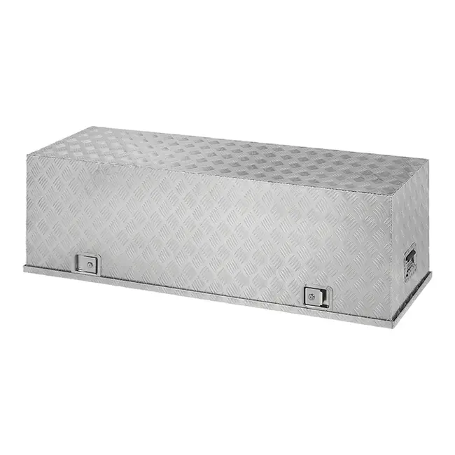 ProPlus Ruime gereedschapskist voor aanhangwagens - aluminium - 1450x520x460 mm - incl. rvs slot en 4 sleutels