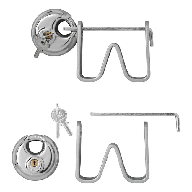 ProPlus Universeel koppelingsslot met discusslot - robuust en eenvoudig te monteren