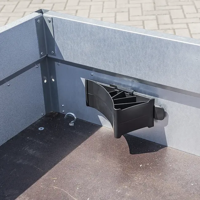 ProPlus Universele wielkeg - duurzaam PP - max. aslast 1600 kg - zwart - incl. houder