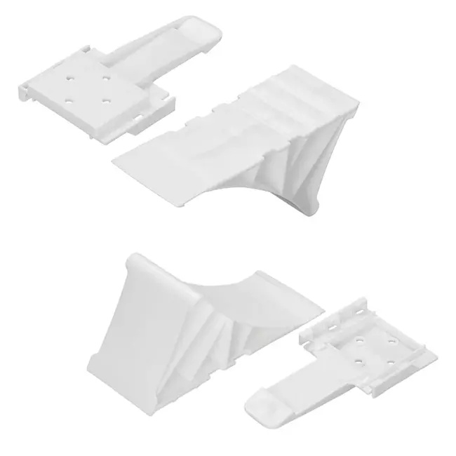 ProPlus Wielkeg kunststof wit - universeel - incl. houder - max. aslast 1600 kg - duurzaam PP materiaal