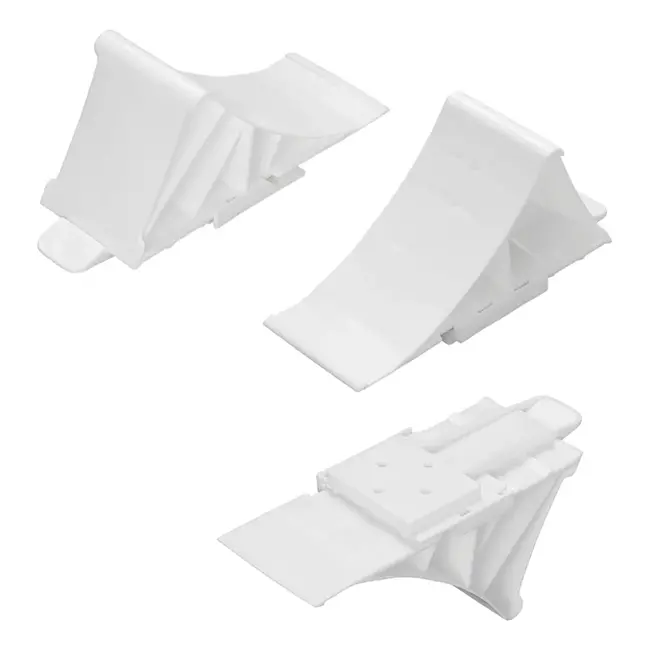 ProPlus Wielkeg kunststof wit - universeel - incl. houder - max. aslast 1600 kg - duurzaam PP materiaal