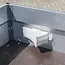 ProPlus Wielkeg kunststof wit - universeel - incl. houder - max. aslast 1600 kg - duurzaam PP materiaal