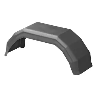 ProPlus Lichtgewicht kunststof spatscherm - hoekig - 8 inch - zwart - eenvoudig te monteren ProPlus Lichtgewicht kunststof spatscherm - hoekig - 8 inch - zwart - eenvoudig te monteren