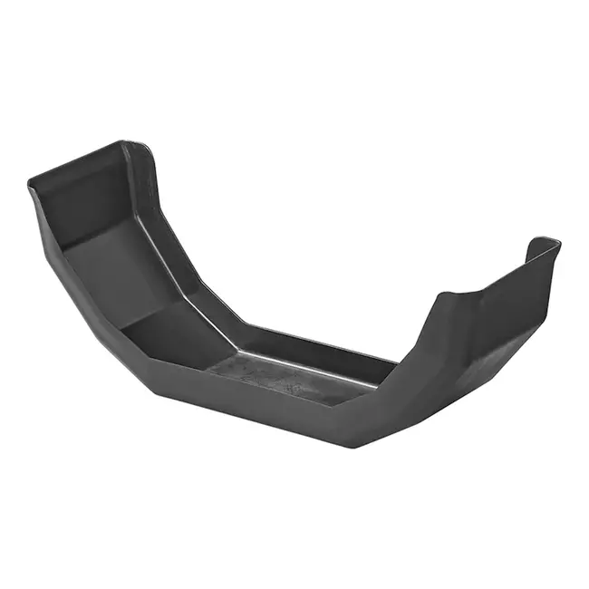 ProPlus Lichtgewicht kunststof spatscherm - hoekig - 8 inch - zwart - eenvoudig te monteren