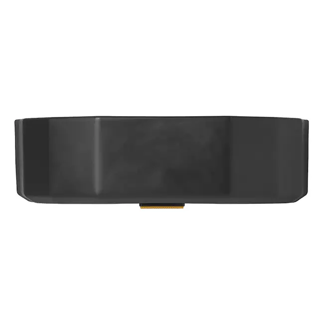 ProPlus Lichtgewicht kunststof spatscherm - hoekig - 10 inch - zwart - Emark goedgekeurd