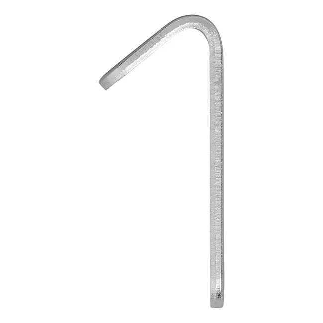 ProPlus Schroefbare metalen haak - veelzijdig en duurzaam - 52 x 13 x 2 mm