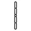ProPlus Spanrubber 5-gaats - Flexibel en Duurzaam - 285 x 30 mm