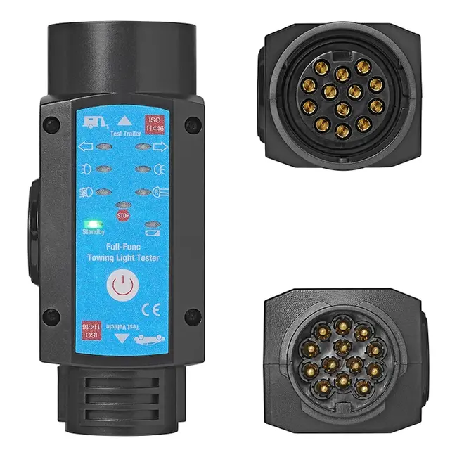 ProPlus 13-polige aanhanger- en voertuigverlichtingstester - oplaadbaar - snel en veilig