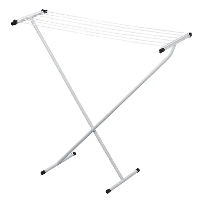 ProPlus Ruimtebesparend droogrek - 6 lijnen - 5,4 meter droogruimte - Wit - Compact in te klappen