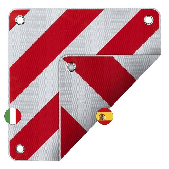 ProPlus Markeringsbord 2in1 - Dubbelzijdig - 50 cm - Geschikt voor Italië en Spanje