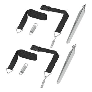 ProPlus Stormbandset - Snelsluiting - 2x 3 m en 2x 70 cm - Voor Luifels en Voortenten