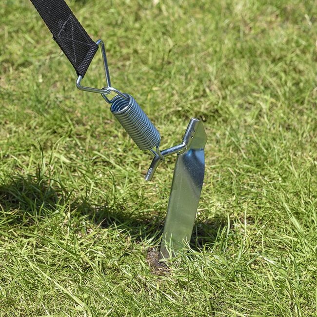 ProPlus Stormband set - 2x 3,2m - Peesbevestiging - Optimale windbescherming - Eenvoudige montage